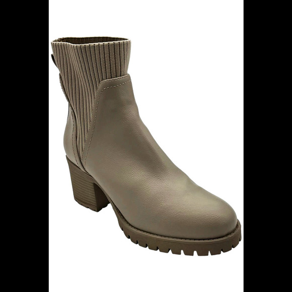 MIA Women's Jasper Chelsea Lug Sole Booties Beige - Medium - Picture 1 of 3